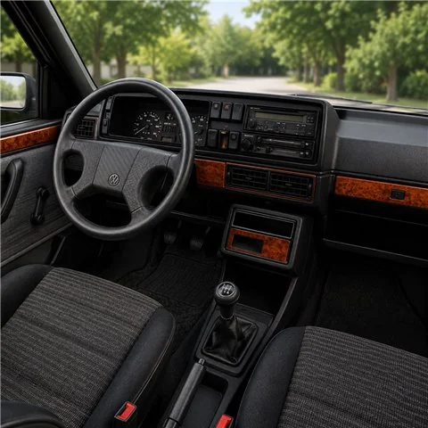 Volkswagen Golf II Jetta II 1985-1991 3D dashboard sierlijstset, 13 delen