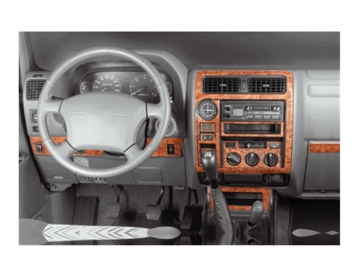 Toyota Prado 01.01-12.02 3M 3D Interior Dashboard Trim Kit Dash Trim Dekor 18-Parts