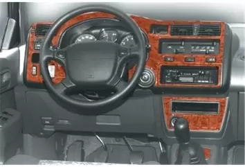 Toyota Rav 4 XA10 09.94 - 09.00 3D Inleg dashboard Interieurset aansluitend en pasgemaakt op he 13 -Teile