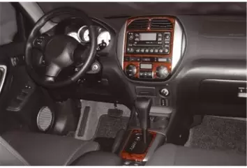 Toyota Rav 4 XA20 11.03-12.04 3D Decor de carlinga su interior del coche 4-Partes