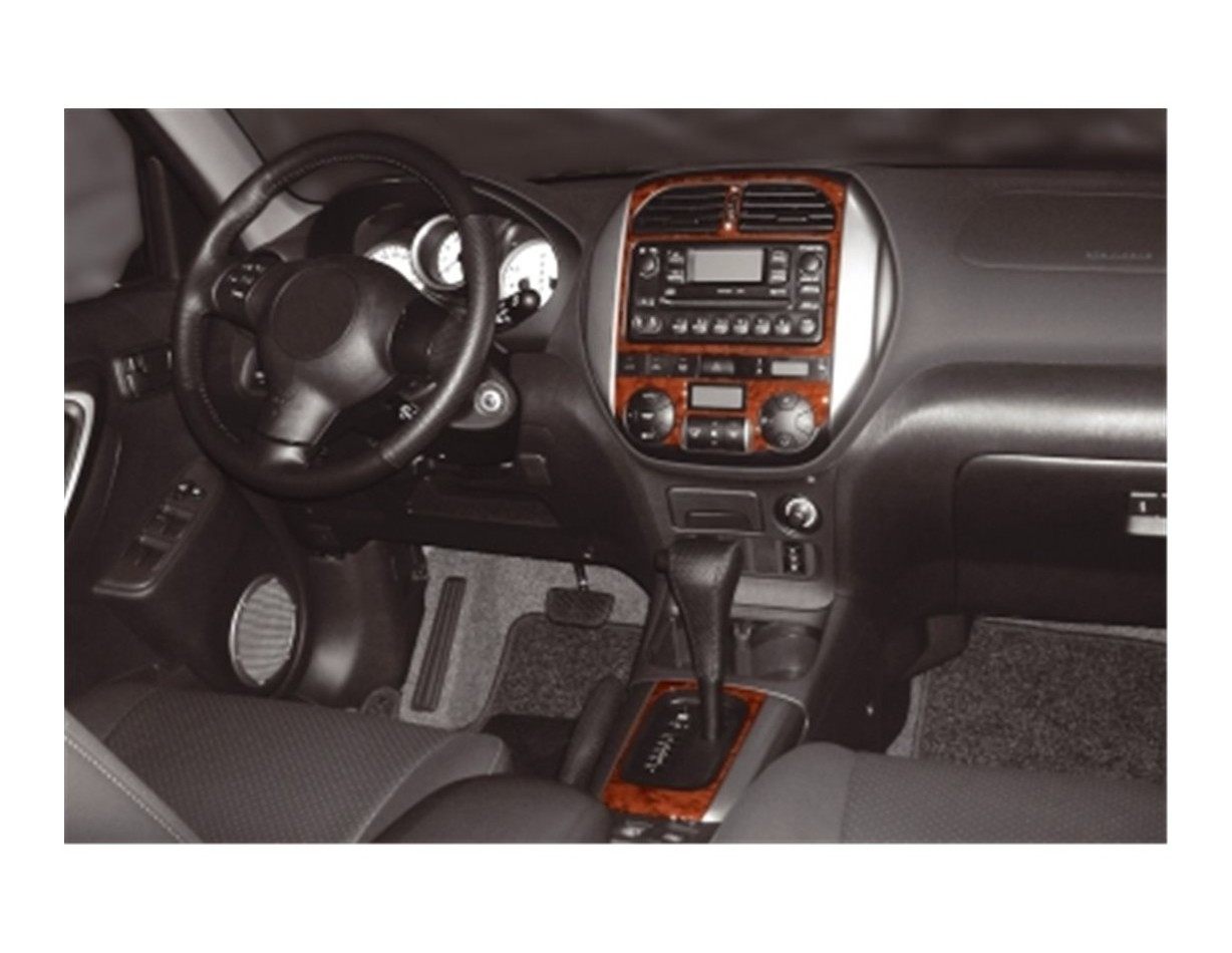 Toyota Rav 4 XA20 11.03-12.04 3M 3D Interior Dashboard Trim Kit Dash Trim Dekor 4-Parts