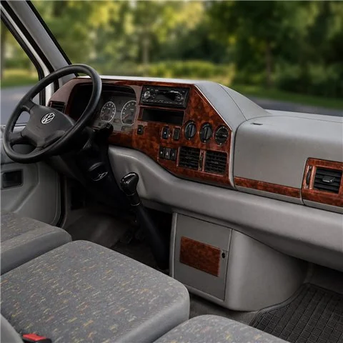 Volkswagen LT 1995-2006 3D dashboard trim kit, 17 parts