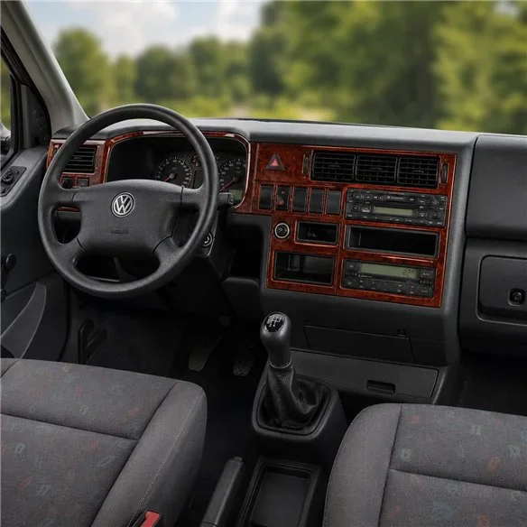 Volkswagen Transporter T4 1998-2003 3D dashboard sierlijstset, 18 delen