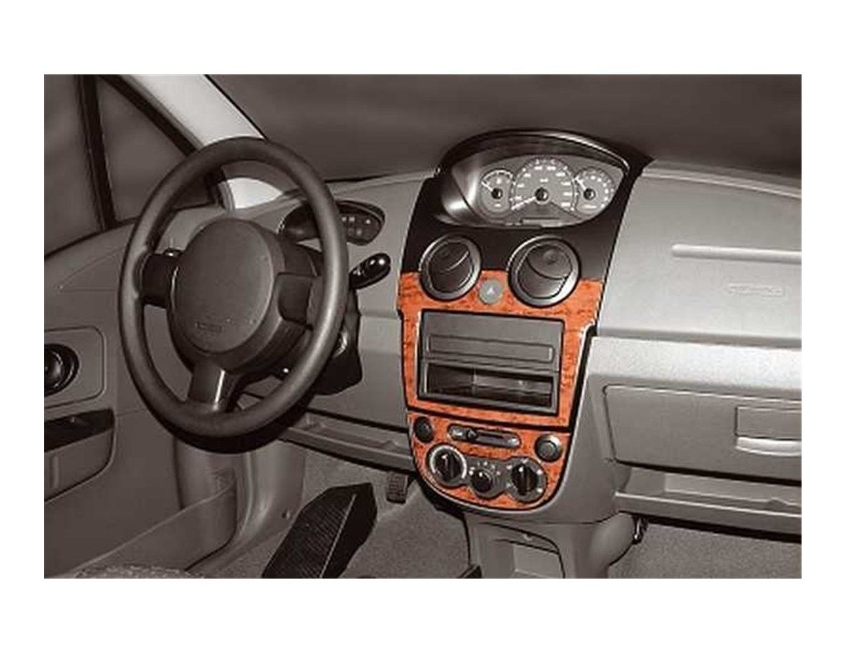 Chevrolet Matiz-Spark 02.2005 3M 3D Interior Dashboard Trim Kit Dash Trim Dekor 3-Parts