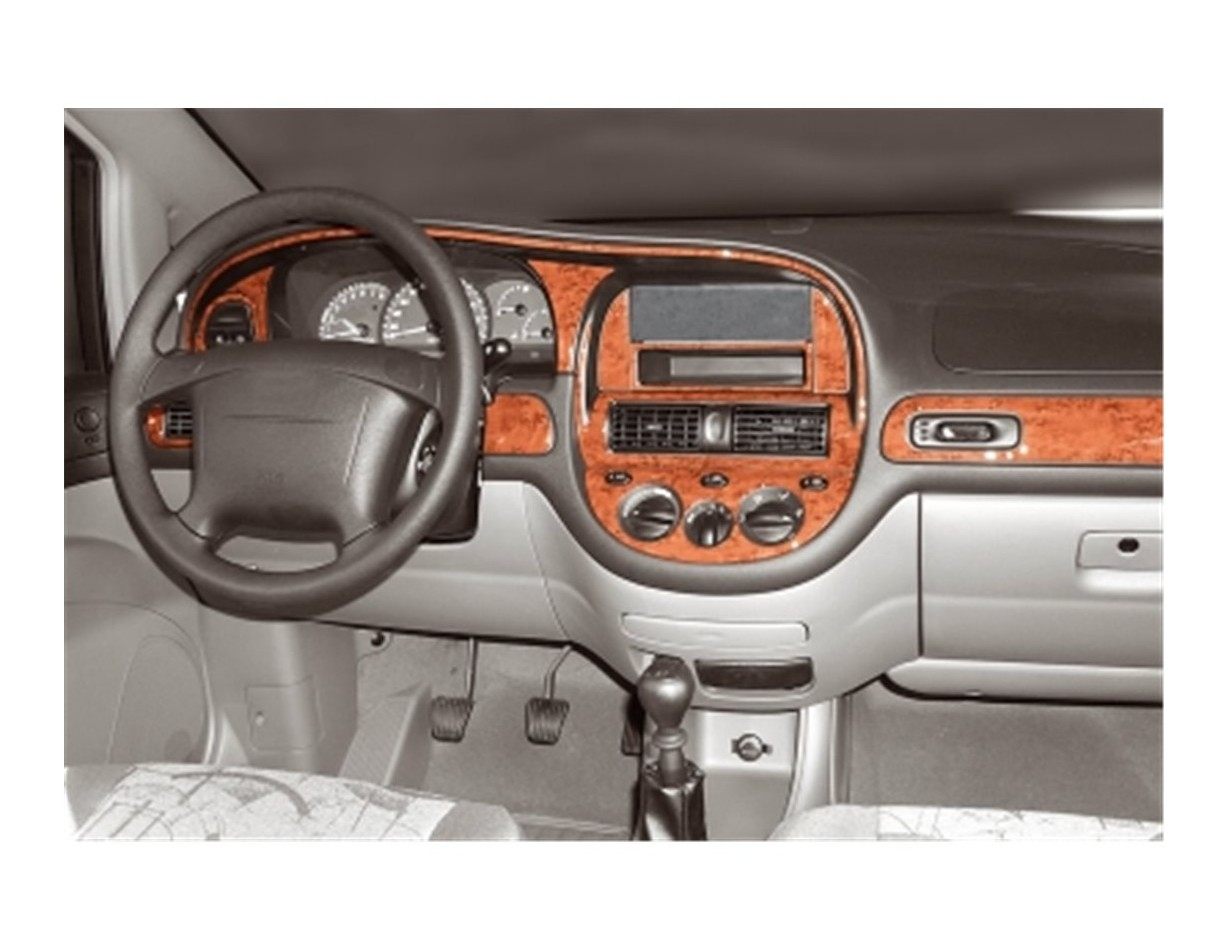 Chevrolet Rezzo - Tacuma 04.2002 Kit Rivestimento Cruscotto all'interno del veicolo Cruscotti personalizzati 11-Decori