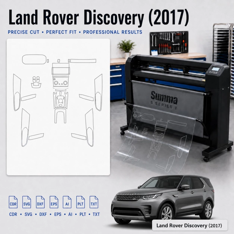 Dima di taglio interni Land Rover Discovery 2017 per PPF e wrapping