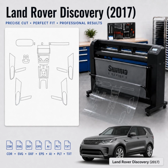 Gabarit de découpe intérieur Land Rover Discovery 2017 pour PPF et covering
