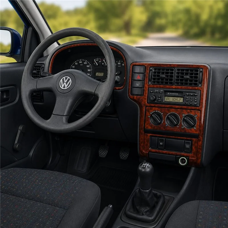 Volkswagen Polo 6N 1994-1999 3D dashboard trim kit, 10 parts