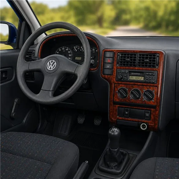 Volkswagen Polo 6N 1994-1999 kit salpicadero 3D, 10 piezas