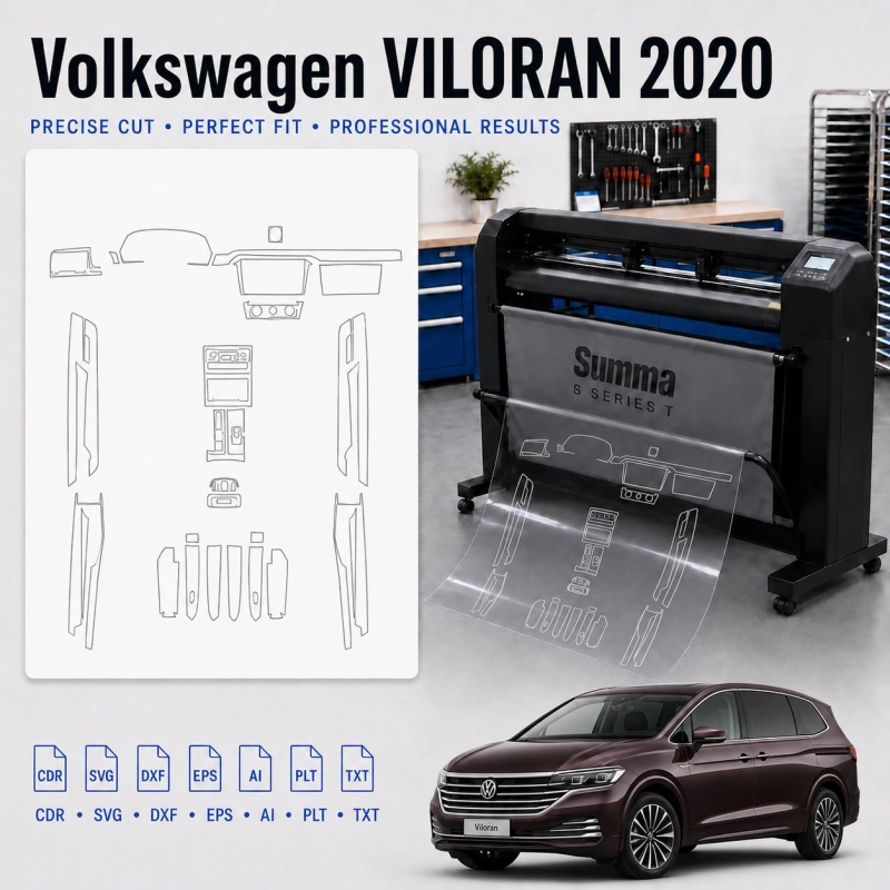 Dima di taglio interni Volkswagen Variant 2018 per PPF e wrapping