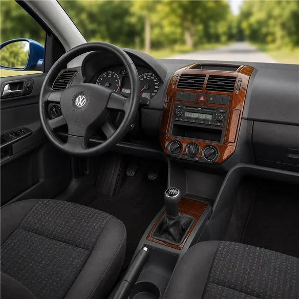 Volkswagen Polo 9N 2001-2005 3D dashboard sierlijstset, 14 delen