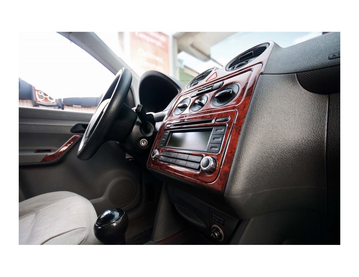 Volkswagen Caddy 01.04-08.09 3D Decor de carlinga su interior del coche 16-Partes