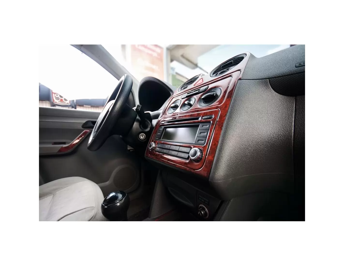 Volkswagen Caddy 01.04-08.09 3D Decor de carlinga su interior del coche 16-Partes