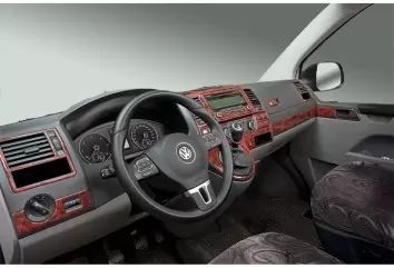 Volkswagen Carevelle T6 09.2009 3D Inleg dashboard Interieurset aansluitend en pasgemaakt op he 37 -Teile