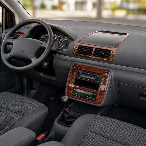Volkswagen Sharan 2000-2009 3D dashboard trim kit, 24 parts