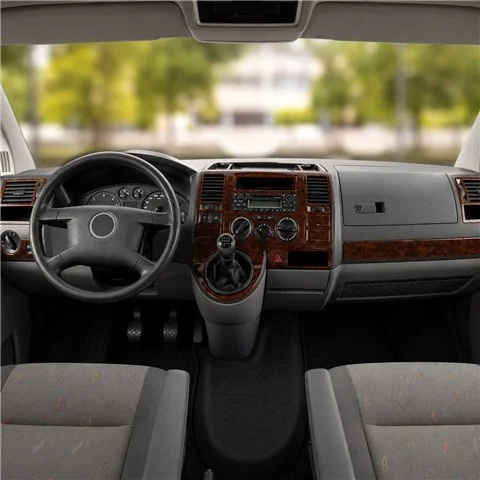 Volkswagen Transporter T5 2003-2009 kit cruscotto 3D, 29 pezzi