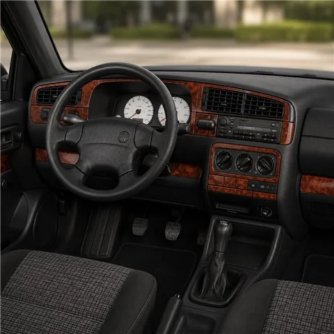 Volkswagen Vento 1995-1997 3D dashboard trim kit, 23 parts