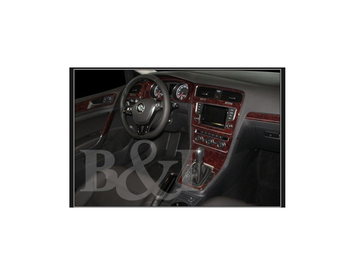 Volkswagen Golf VII AU 2012–2021 3D Decor de carlinga su interior del coche 41-Partes