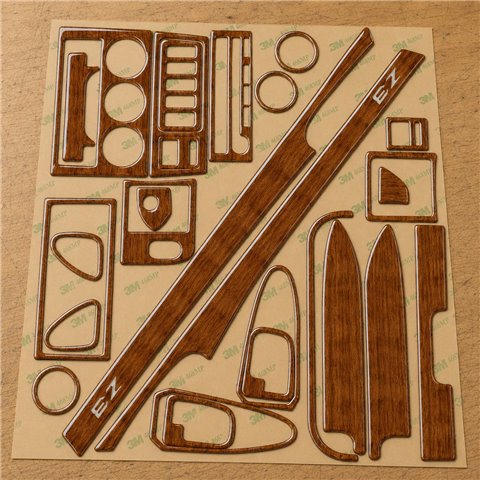 BMW Z3 1997-1999 set complet kit décor tableau de bord 3D 2