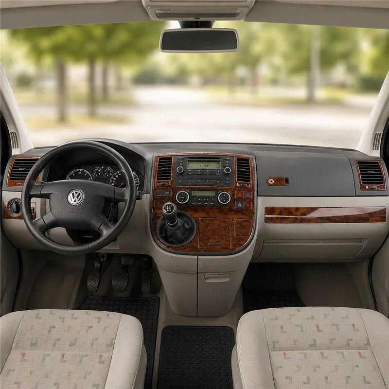 Volkswagen Multivan T5 2003-2009 kit cruscotto 3D, 22 pezzi