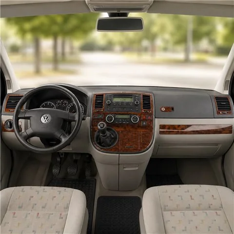 Volkswagen Multivan 2003-2010 kit décor tableau de bord 3D, 26 pièces