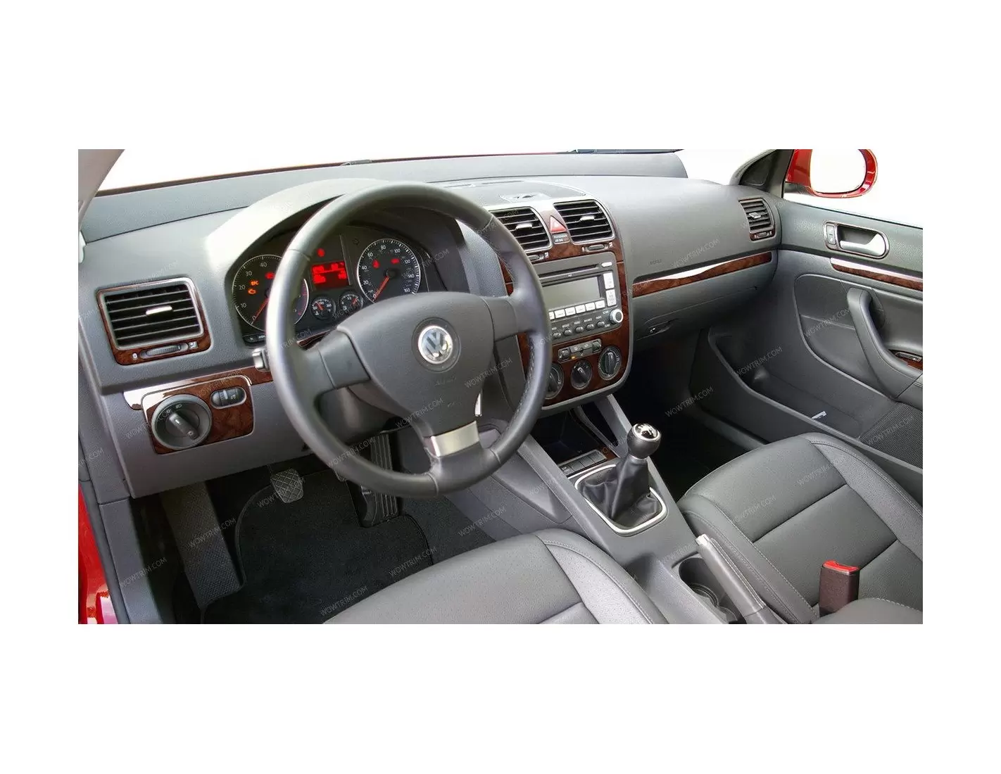 Volkswagen Jetta 2010-2010 Full Set, Automatic Gear BD Interieur Dashboard Bekleding Volhouder
