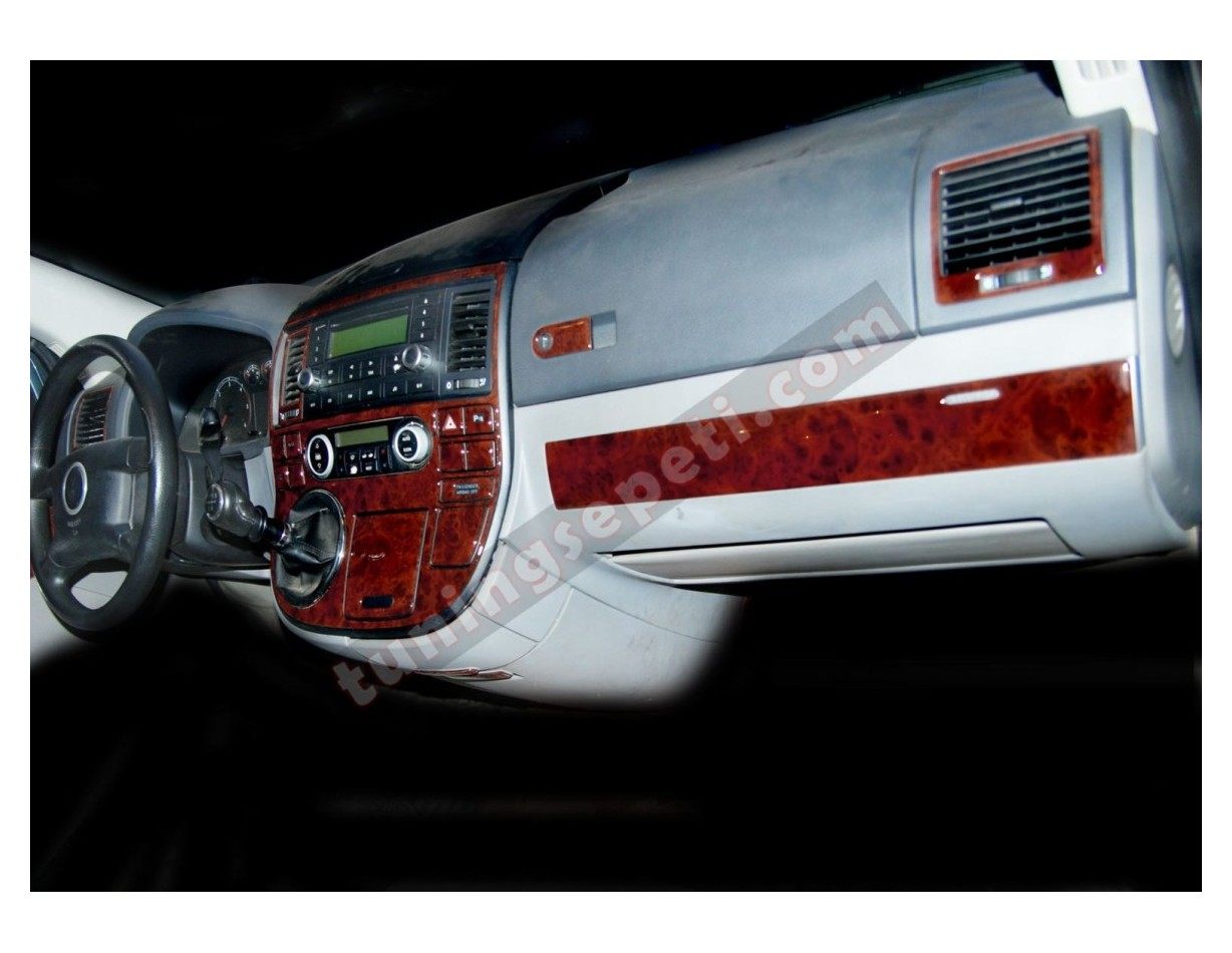 Volkswagen Multivan 2003-2010 3D Decor de carlinga su interior del coche 26-Partes