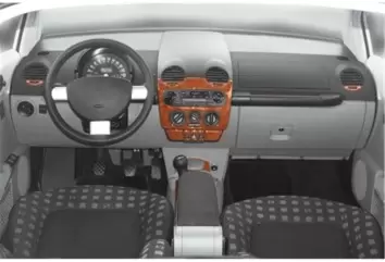 Volkswagen New Beettle 03.98-04.02 3D Decor de carlinga su interior del coche 11-Partes