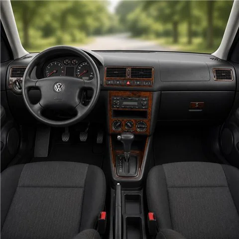 Volkswagen Golf 1999-2004 2 Doors, Automatic Gear 3D dashboard trim kit