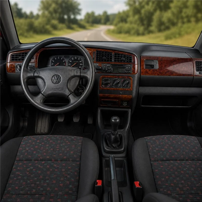 Volkswagen Golf 1994-1998 handgeschakeld 3D dashboard sierlijstset, 18 delen