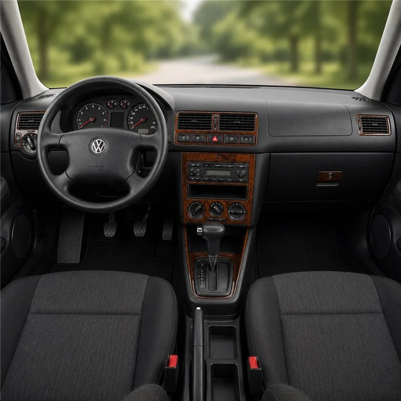 Volkswagen Golf 1999-2004 4 Doors, automaat 3D dashboard sierlijstset