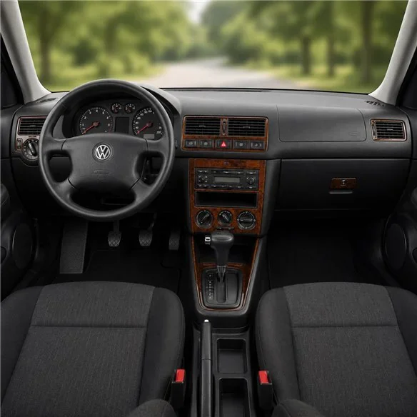 Volkswagen Golf 1999-2004 4 Doors, cambio automático kit salpicadero 3D