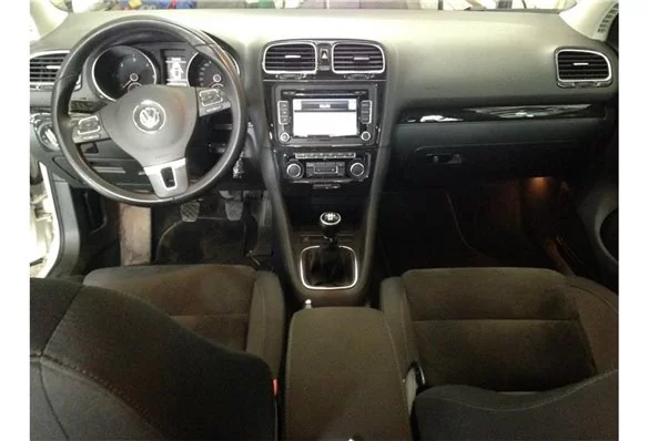 Volkswagen Polo V 6R 09.2009 3D Interior Dashboard Trim Kit Dash Trim Dekor  14-Parts