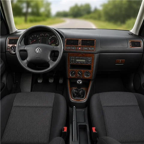 Volkswagen Golf 1999-2004 4 Doors, handgeschakeld 3D dashboard sierlijstset