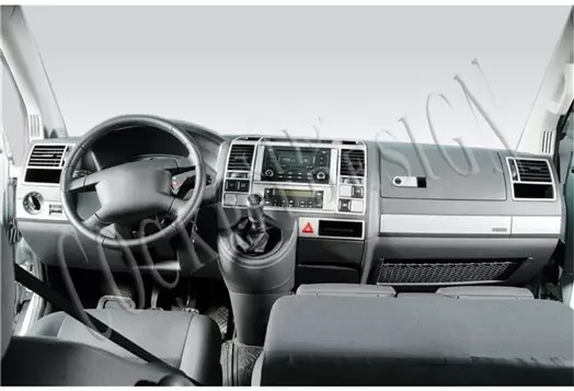 Volkswagen Transporter T6 2016 Habillage Décoration de Tableau de Bord  20-Pièce