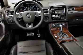 Volkswagen Touareg 2011-2017 3M 3D Interior Dashboard Trim Kit Dash Trim Dekor 35-Parts