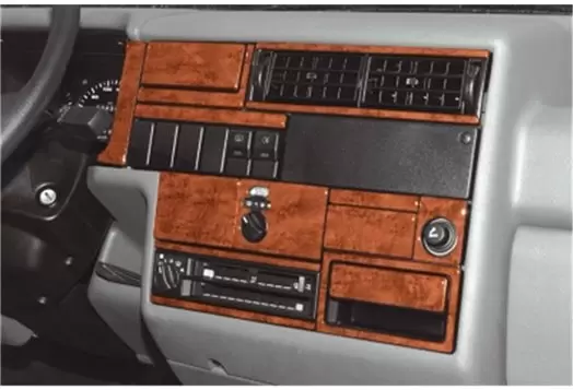 Volkswagen Transporter T4 09.90 - 12.95 3D Inleg dashboard Interieurset aansluitend en pasgemaakt op he 27 -Teile