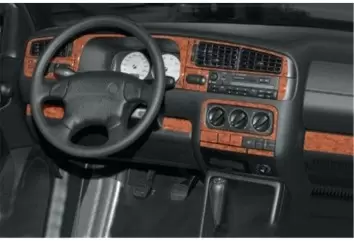 Volkswagen Vento 04.95-09.97 3M 3D Interior Dashboard Trim Kit Dash Trim Dekor 23-Parts