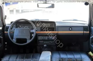 Volvo 240 1980-1992 Full Set Decor de carlinga su interior