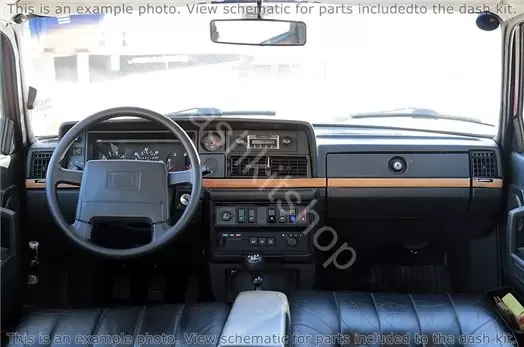 Volvo 240 1980-1992 Full Set BD Interieur Dashboard Bekleding Volhouder