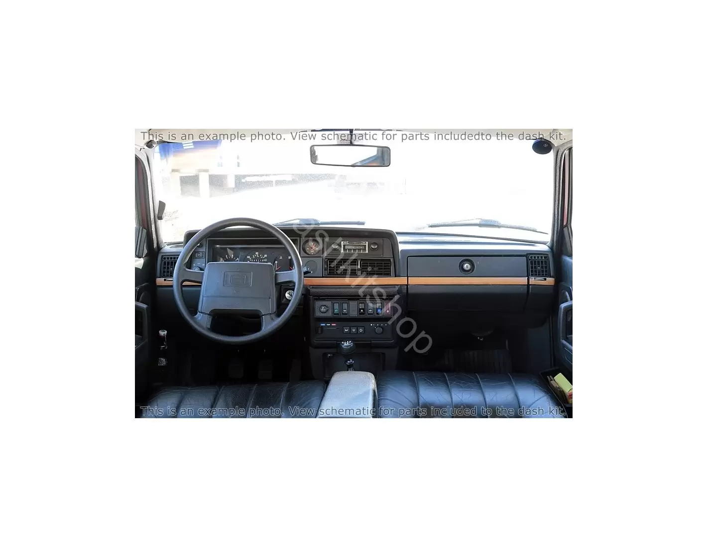 Volvo 240 1980-1992 Full Set BD Interieur Dashboard Bekleding Volhouder