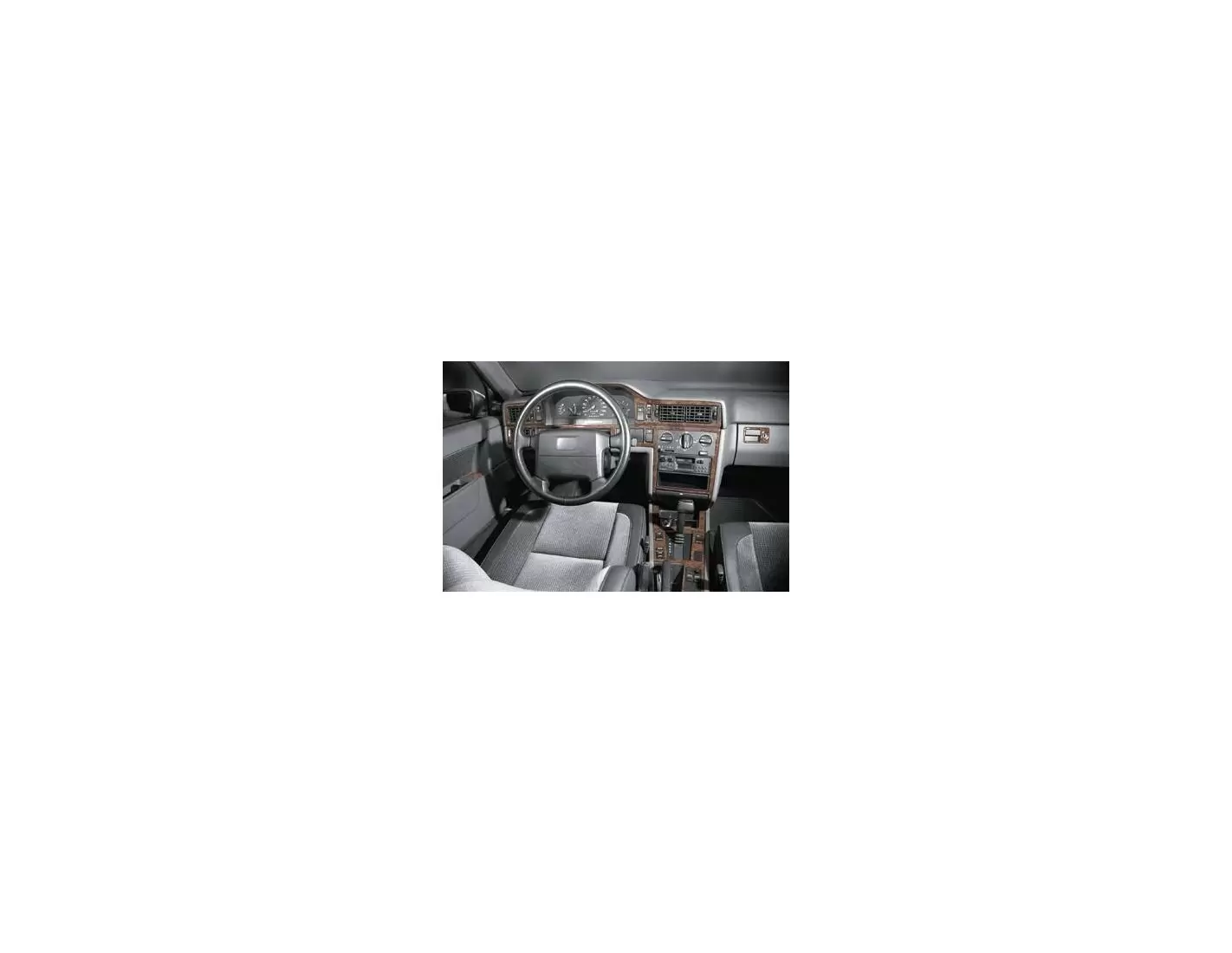 Volvo 850 09.93 - 02.973D Inleg dashboard Interieurset aansluitend en pasgemaakt op he 21 -Teile