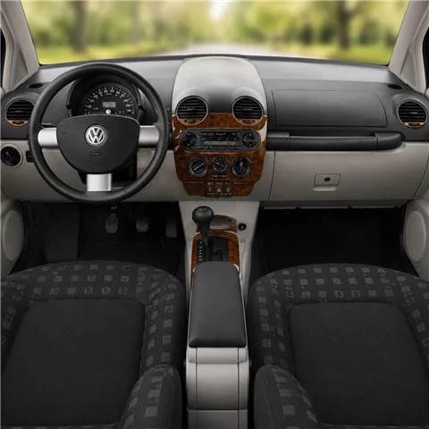Volkswagen New Beettle 1998-2002 3D dashboard sierlijstset, 11 delen