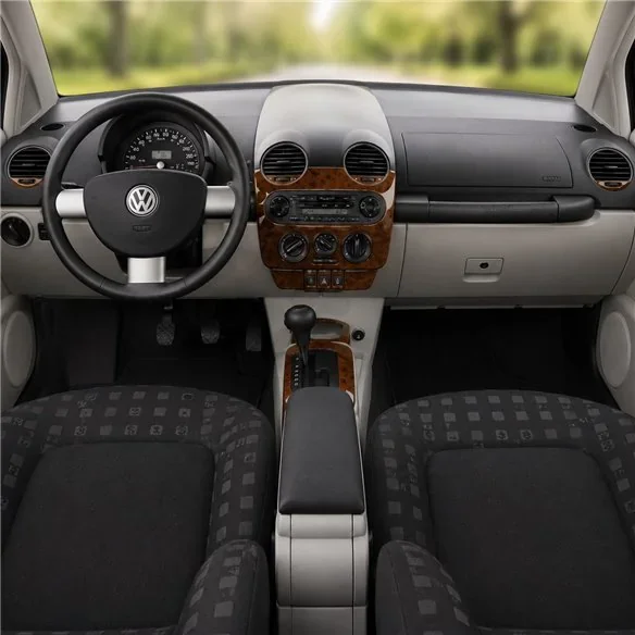 Volkswagen New Beettle 1998-2002 3D Armaturenbrett-Dekor-Set, 11 Teile