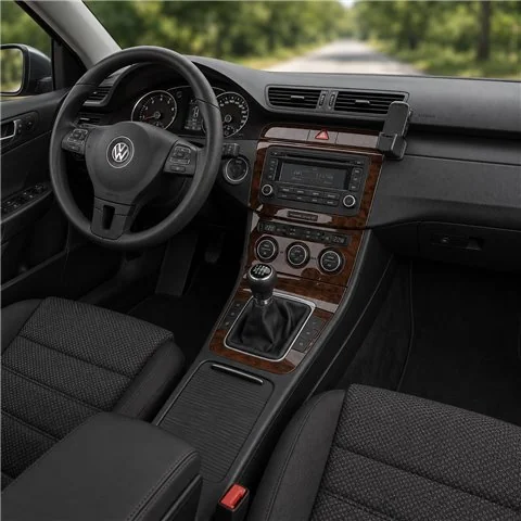 Volkswagen Passat B6 2005+ 2010+ kit cruscotto 3D, 18 pezzi