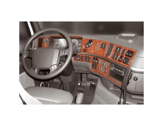 Volvo FH12 FH16 FM Vers 04.02 - 12.12 3D Inleg dashboard Interieurset aansluitend en pasgemaakt op he 23 -Teile
