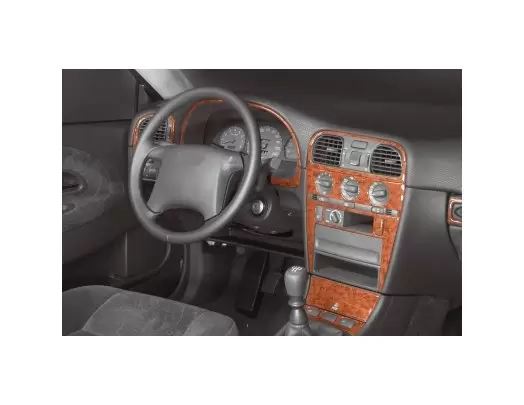 Volvo S 40-V 40 03.96-03.00 3M 3D Interior Dashboard Trim Kit Dash Trim Dekor 18-Parts