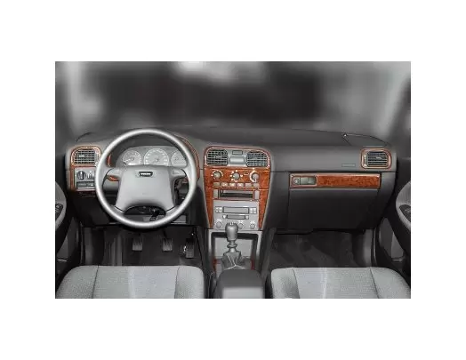 Volvo S 40-V 40 04.00-05.03 3M 3D Interior Dashboard Trim Kit Dash Trim Dekor 10-Parts