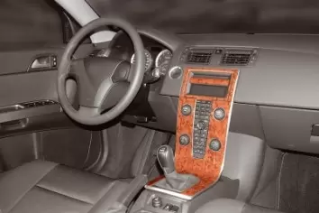 Volvo S 40 - V 50 - C 30 06.2003 3D Inleg dashboard Interieurset aansluitend en pasgemaakt op he 13 -Teile