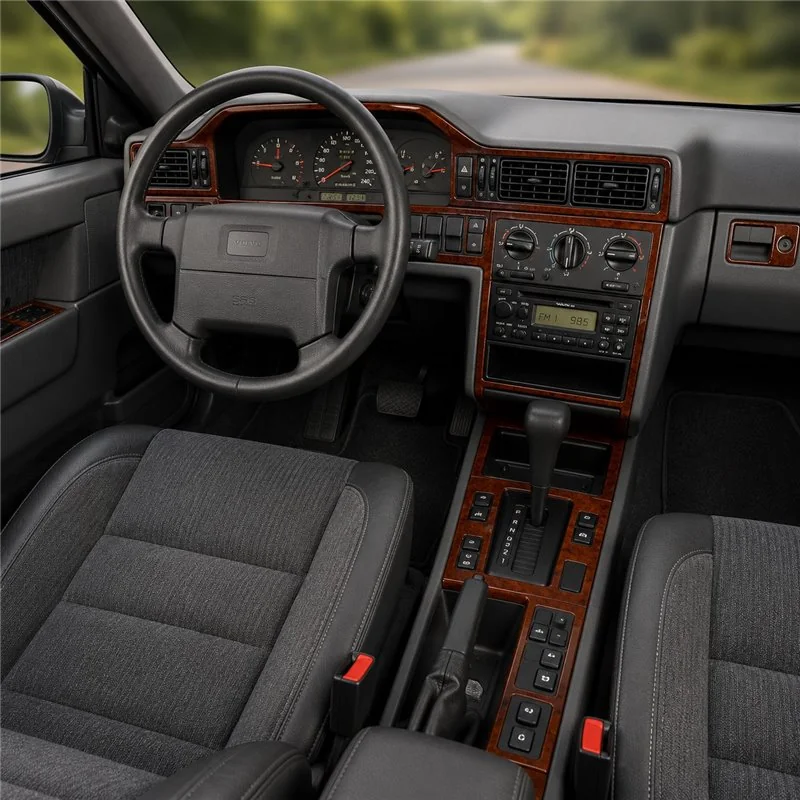 Volvo 850 1993-1997 3D dashboard trim kit, 21 parts